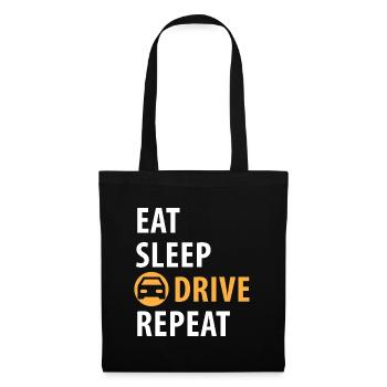 Travel, road trip, car driving, vacation - Tote Bag - black - Front