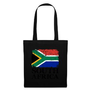 Afrique du Sud - Sac en tissu - noir - Devant