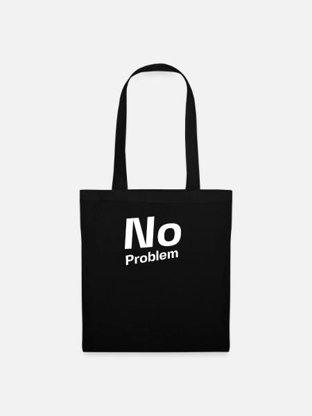 No Problem - Tote Bag - black