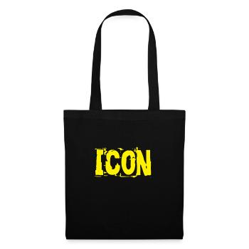 Icon - Stoffbeutel - Schwarz - Vorne