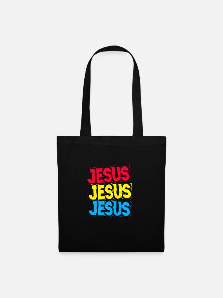 Jesus Jesus Jesus - Stoffbeutel - Schwarz