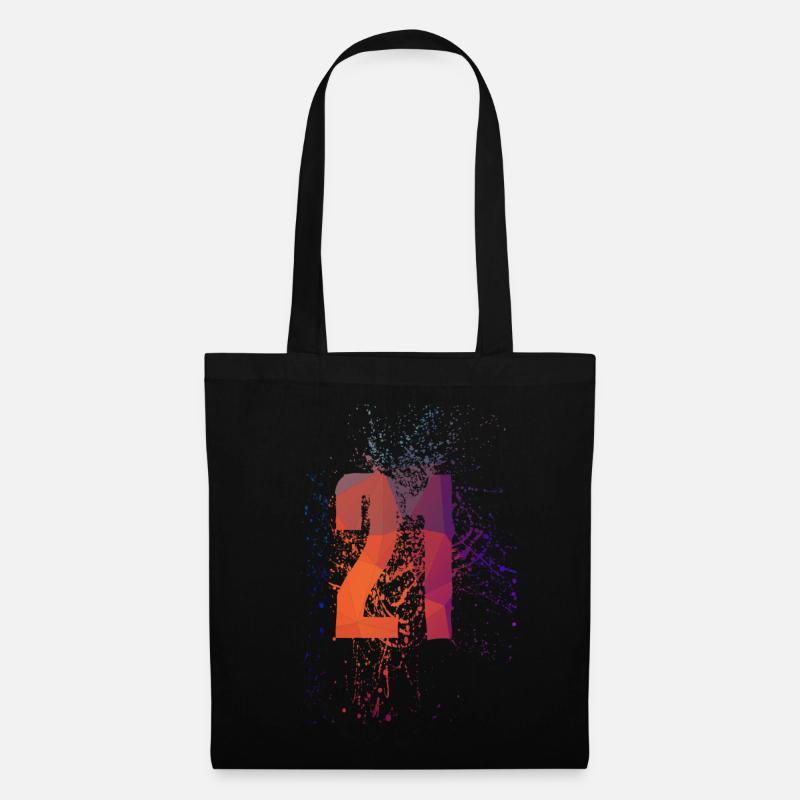 21st birthday - Tote Bag - black