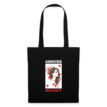 Godmother Aunt Godmother Baptismal Godchild - Tote Bag - black - Front