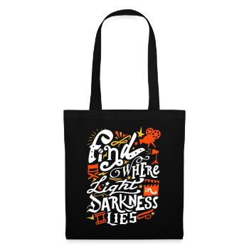 Find where light - Tote Bag - black - Front