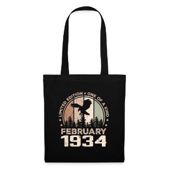 Incomparable depuis février 1934, 90e Anniversaire - Sac en tissu - noir - Devant