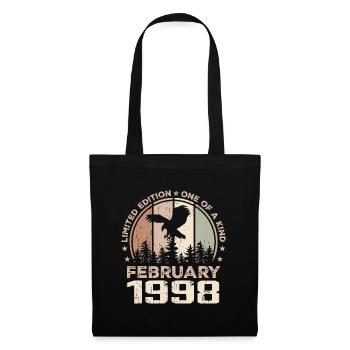 Incomparable depuis février 1998, 26e Anniversaire - Sac en tissu - noir - Devant
