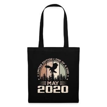 Incomparable depuis mai 2020, 4e Anniversaire - Sac en tissu - noir - Devant