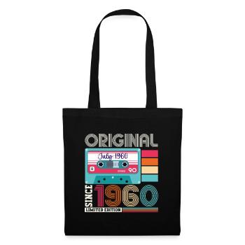 Original Juillet 1960 62ème Anniversaire Cadeau Hommes - Sac en tissu - noir - Devant