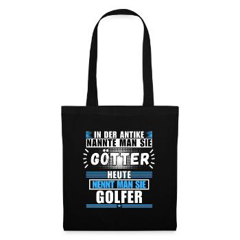Gods in Antiquity. Today golfer - Tote Bag - black - Front