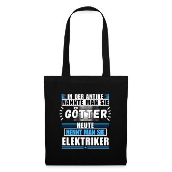 Gods in Antiquity. Today Electrician - Tote Bag - black - Front