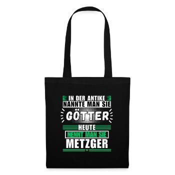 Dieux dans l'Antiquité. Aujourd'hui un boucher - Sac en tissu - noir - Devant