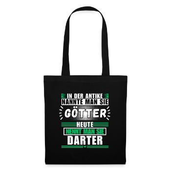 Men become darters - Tote Bag - black - Front