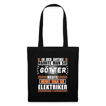Gods in Antiquity. Today Electrician - Tote Bag - black - Front