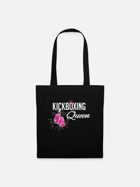 kickboxing queen - Stoffbeutel - Schwarz