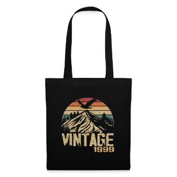 Vintage 1999 Cadeau Anniversaire 1999 Retro 1999 - Sac en tissu - noir - Devant