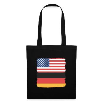 Deutschland - Stoffbeutel - Schwarz - Vorne