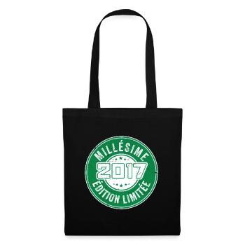 Millésime 2017 | édition limitée Anniversaire 2017 - Sac en tissu - noir - Devant