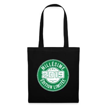 Millésime 2019 | édition limitée Anniversaire 2019 - Sac en tissu - noir - Devant