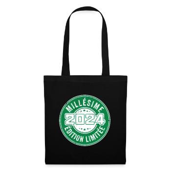 Millésime 2024 | édition limitée Anniversaire 2024 - Sac en tissu - noir - Devant