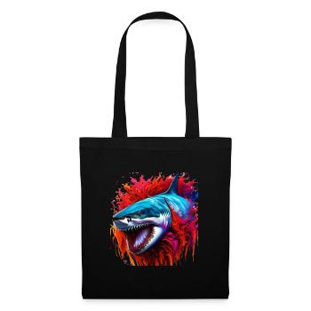 Requin de sang - Sac en tissu - noir - Devant