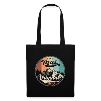Mai 1970 Cadeau D'anniversaire Mai 1970 Original - Sac en tissu - noir - Devant