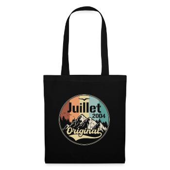 Juillet 2004 Anniversaire Juillet 2004 Juillet - Sac en tissu - noir - Devant