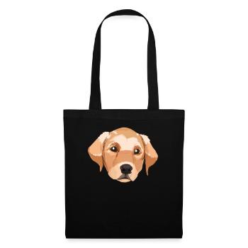 Labrador Labrador Lab pour les femmes et les filles - Sac en tissu - noir - Devant