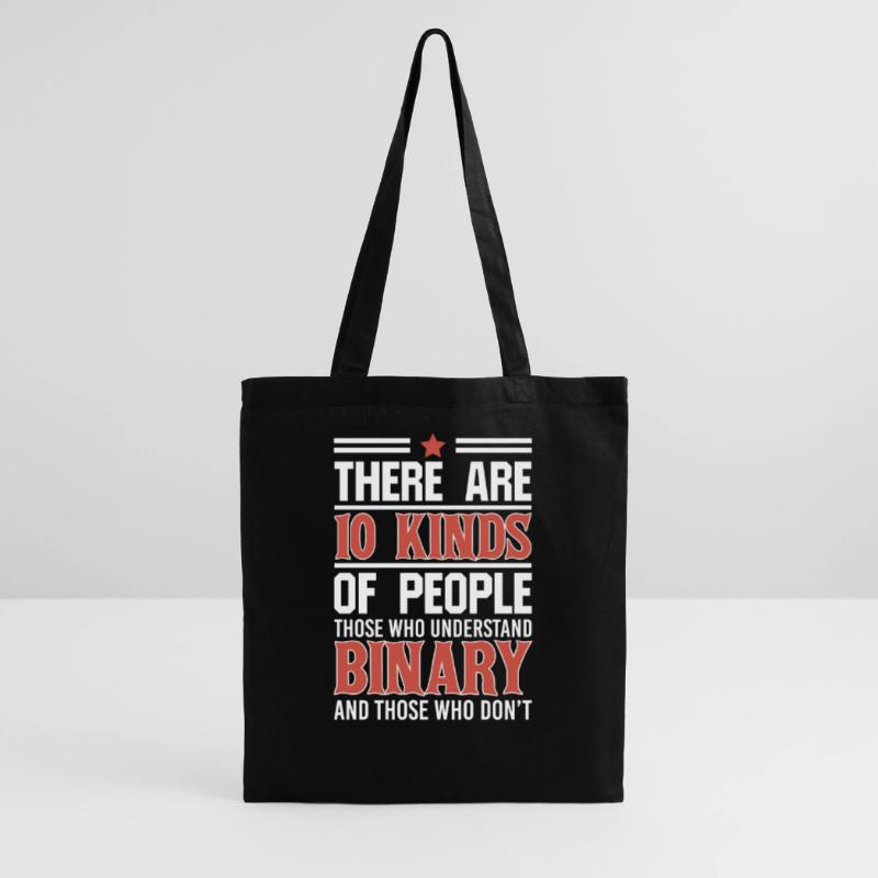 Comprendre le Geek de codage de code d'ordinateur binaire Sac en tissu