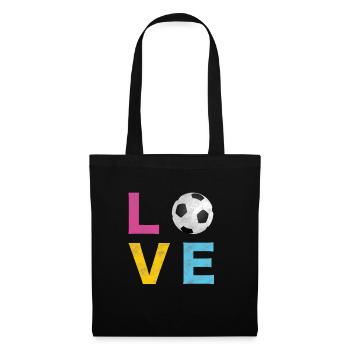 LOVE Soccer Women's Soccer Football - Tote Bag - black - Front