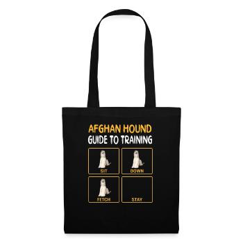 Afghan Hound Guide To Training Dog Obedience - Tote Bag - black - Front