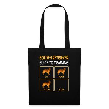 Golden Retriever Guide To Training Dog Obedience - Tote Bag - black - Front