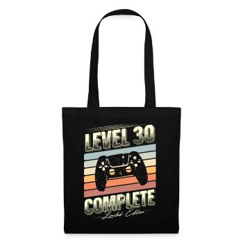 30th Birthday Level 30 Édition limitée complète - Sac en tissu - noir - Devant