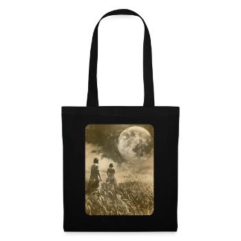 Suivez la Lune - Sac en tissu - noir - Devant