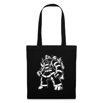 Monster Firefighter - Tote Bag - black - Front