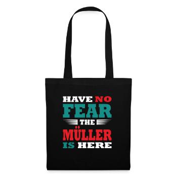 N’ayez crainte, le Müller est là Tenue - Sac en tissu - noir - Devant