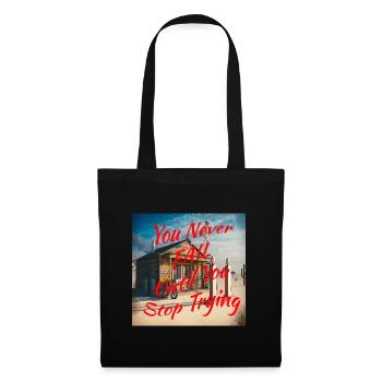 Mode Femme. Woman Fashion. - Sac en tissu - noir - Devant