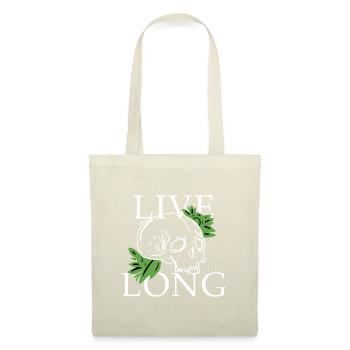 Live Long - Skull - Tote Bag - nature - Front