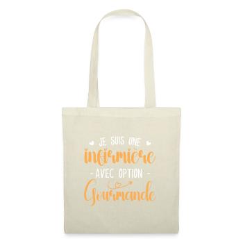 Nurse with gourmet option - Tote Bag - nature - Front