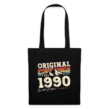 34th Birthday Original 1990 Vintage 1990 - Tote Bag - black - Front