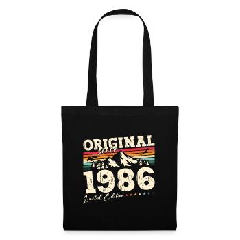 38ème anniversaire Original Juin 1986 Millésime 1986 - Sac en tissu - noir - Devant