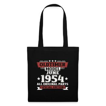 Millésime 1954 Millésime 1954 70ème anniversaire Juin - Sac en tissu - noir - Devant