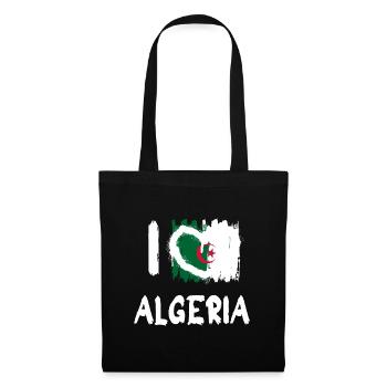I love Algeria / I love Algeria Country Countries - Tote Bag - black - Front