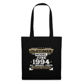 Millésime Juin 1994 Millésime 1994 30ème Anniversaire 94 - Sac en tissu - noir - Devant