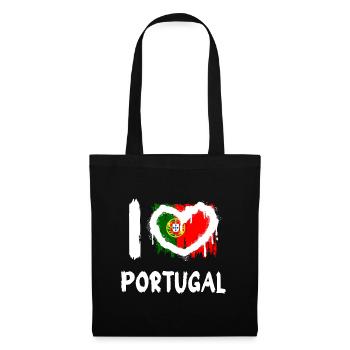I love Portugal / I love Portugal Country Countries - Tote Bag - black - Front