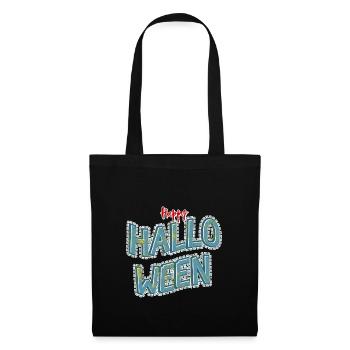 HAPPY HALLOWEEN, grunge - Tote Bag - black - Front