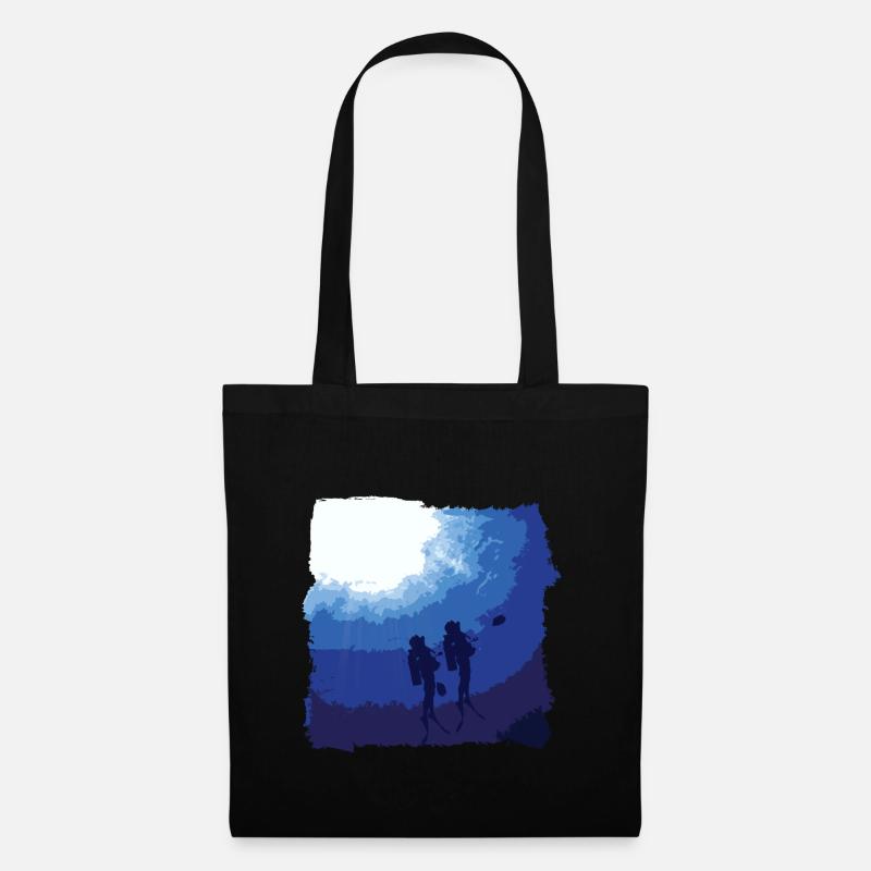 Divers Dive Underwater Gift - Tote Bag - black