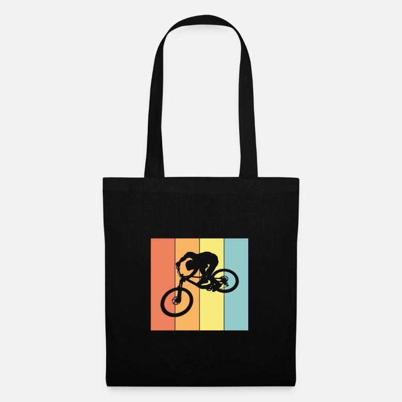 Biker MIT Biken - Stoffbeutel - Schwarz