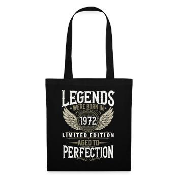 Né en 1972 Legends Cadeau d’anniversaire - Sac en tissu - noir - Devant