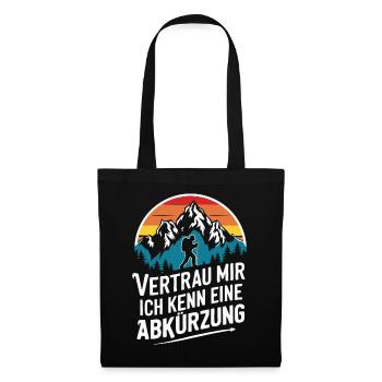 Hiking Hikers Hike Mountains Forest - Tote Bag - black - Front