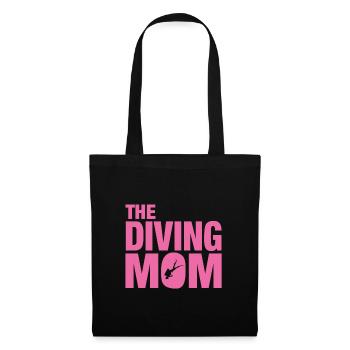 The Diving Mom - Stoffbeutel - Schwarz - Vorne
